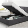 سرير 120x160x200 سم – رمادي