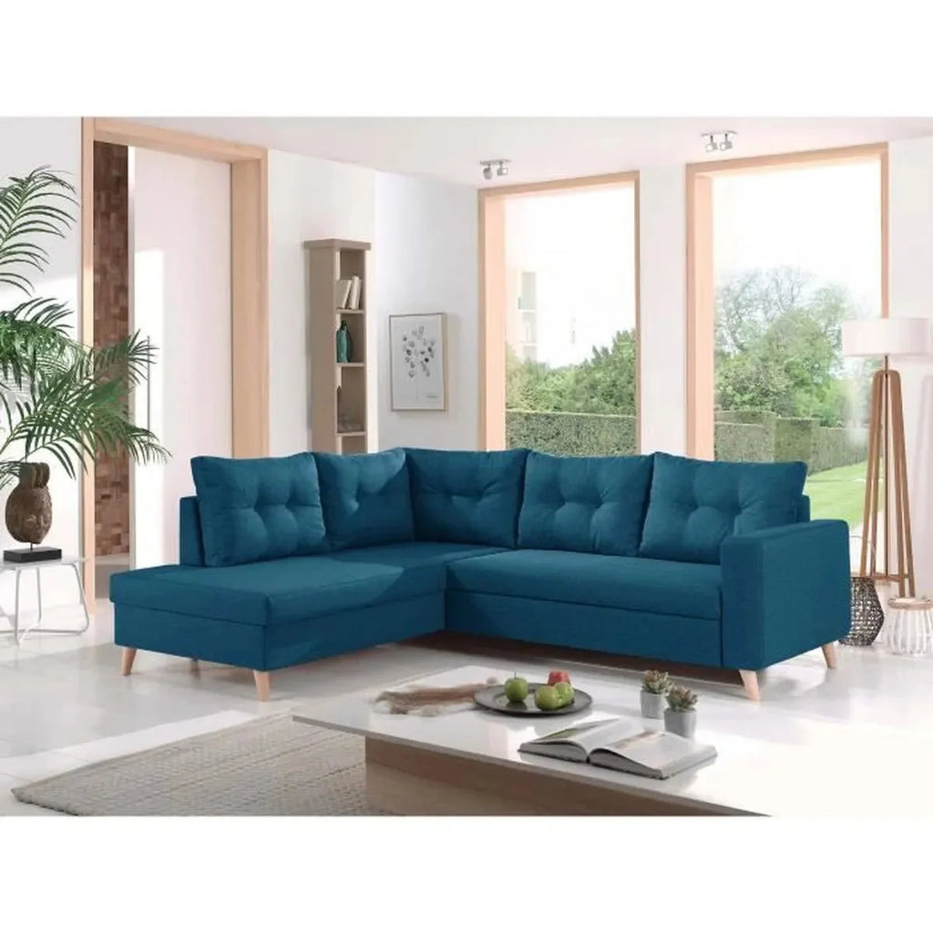 ركنة سرير سحارة خشب زان 280×180سم