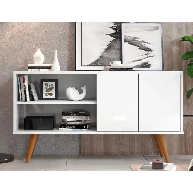 ركن قهوة أليكسا، 120 سم، أبيض